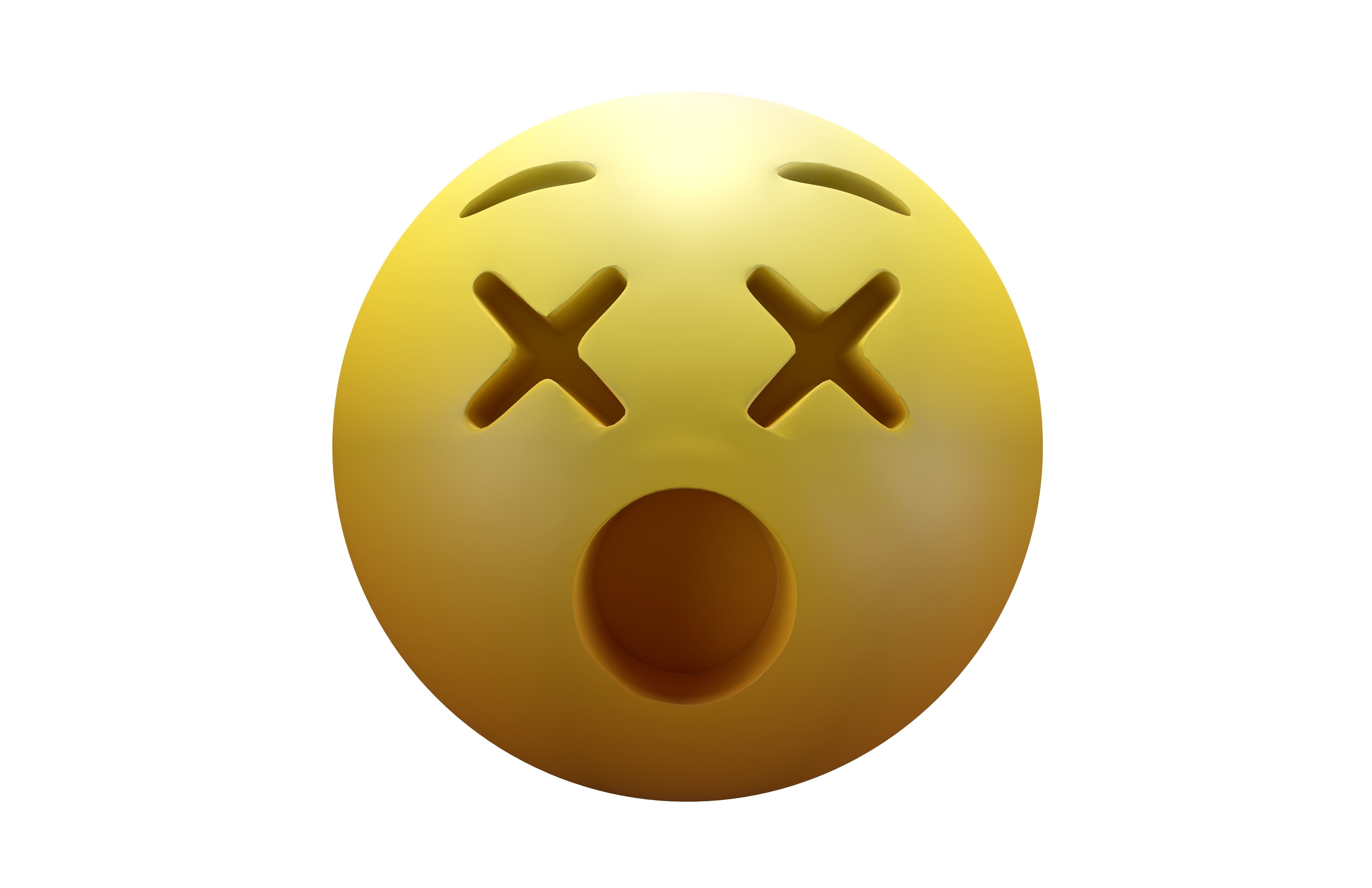 Dizzy Face 06 Low-poly 3D model_3