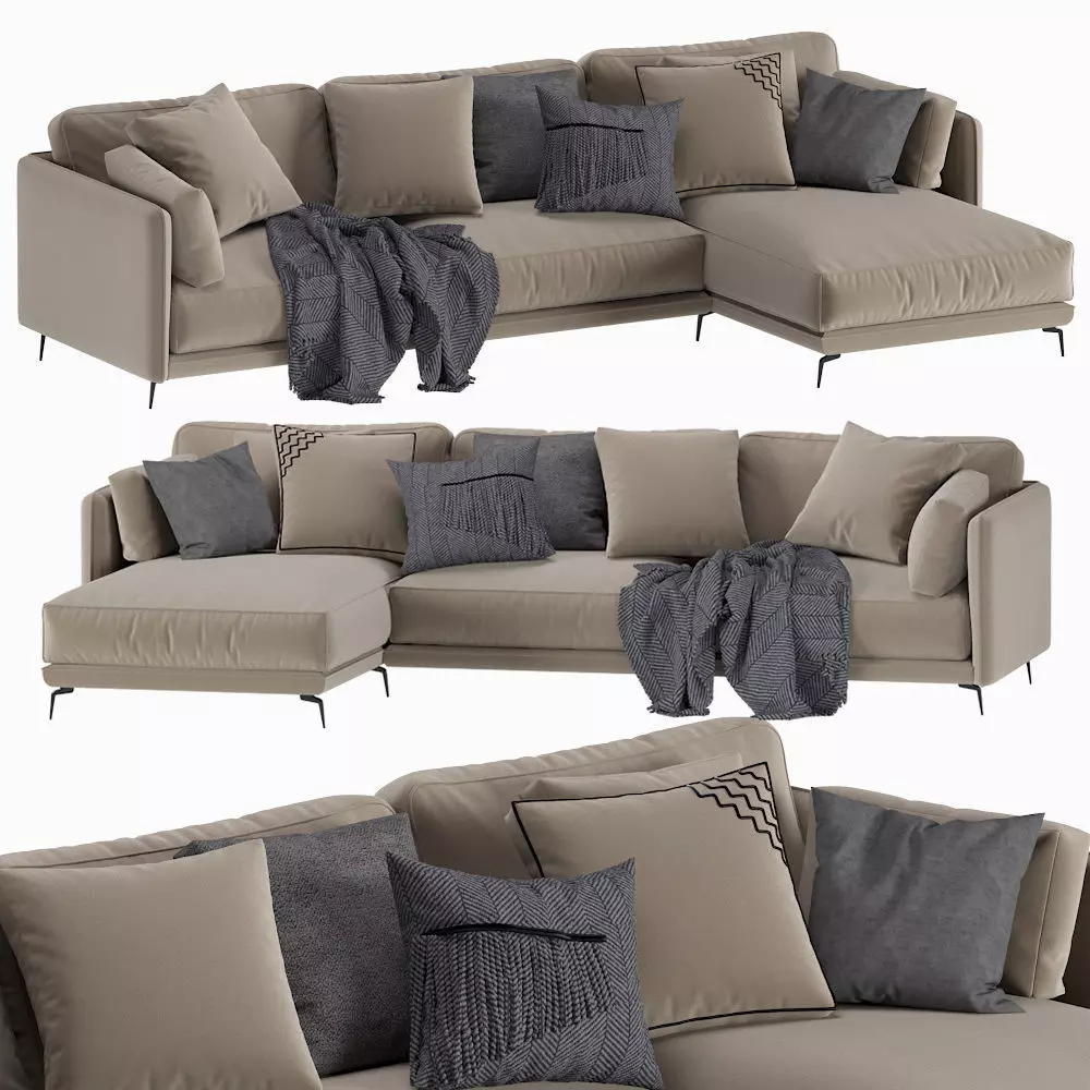 Ditre Italia Krisby Chaise Lounge 3D model