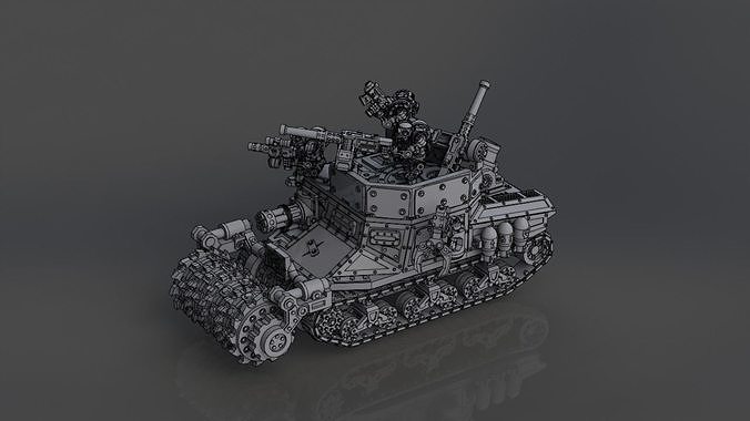 Greenskins M3 Kill Wagon Tank 3D print model