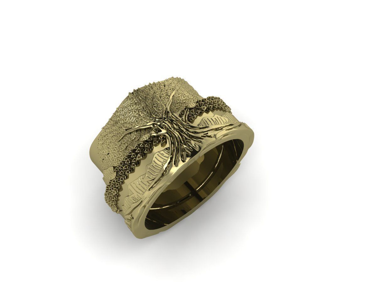 Engagement ring  Low-poly 3D model_8