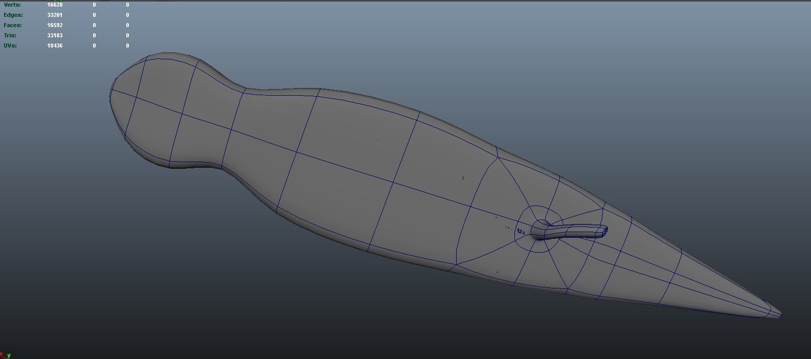 planarian flatworm 3D model_7