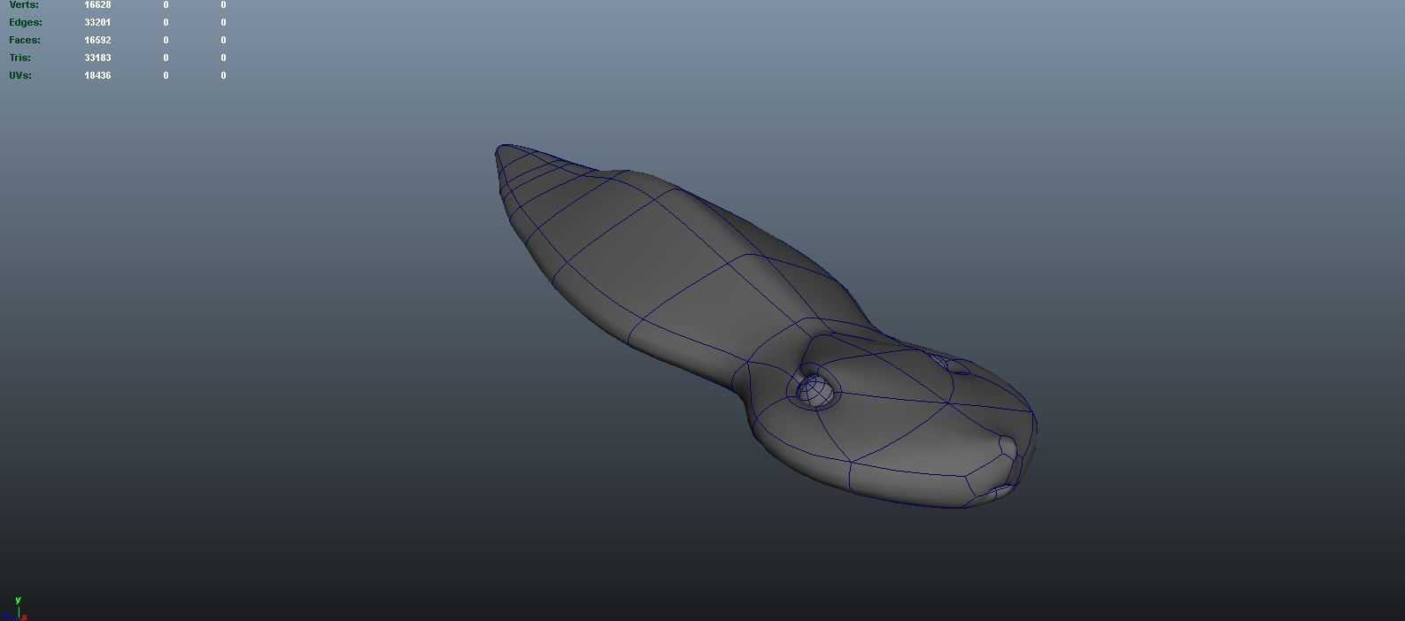 planarian flatworm 3D model_6