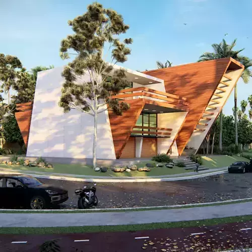 Modern Building  N2 3D model