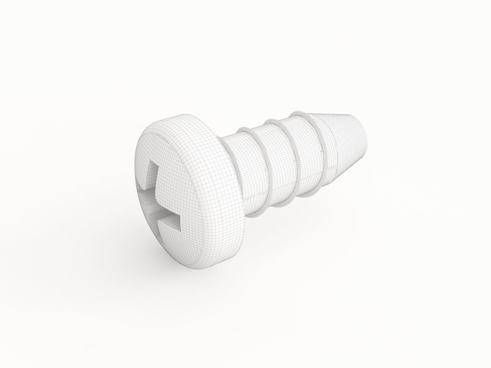 Screw 125 3D model_1