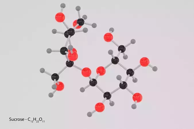 Sucrose - Molecule