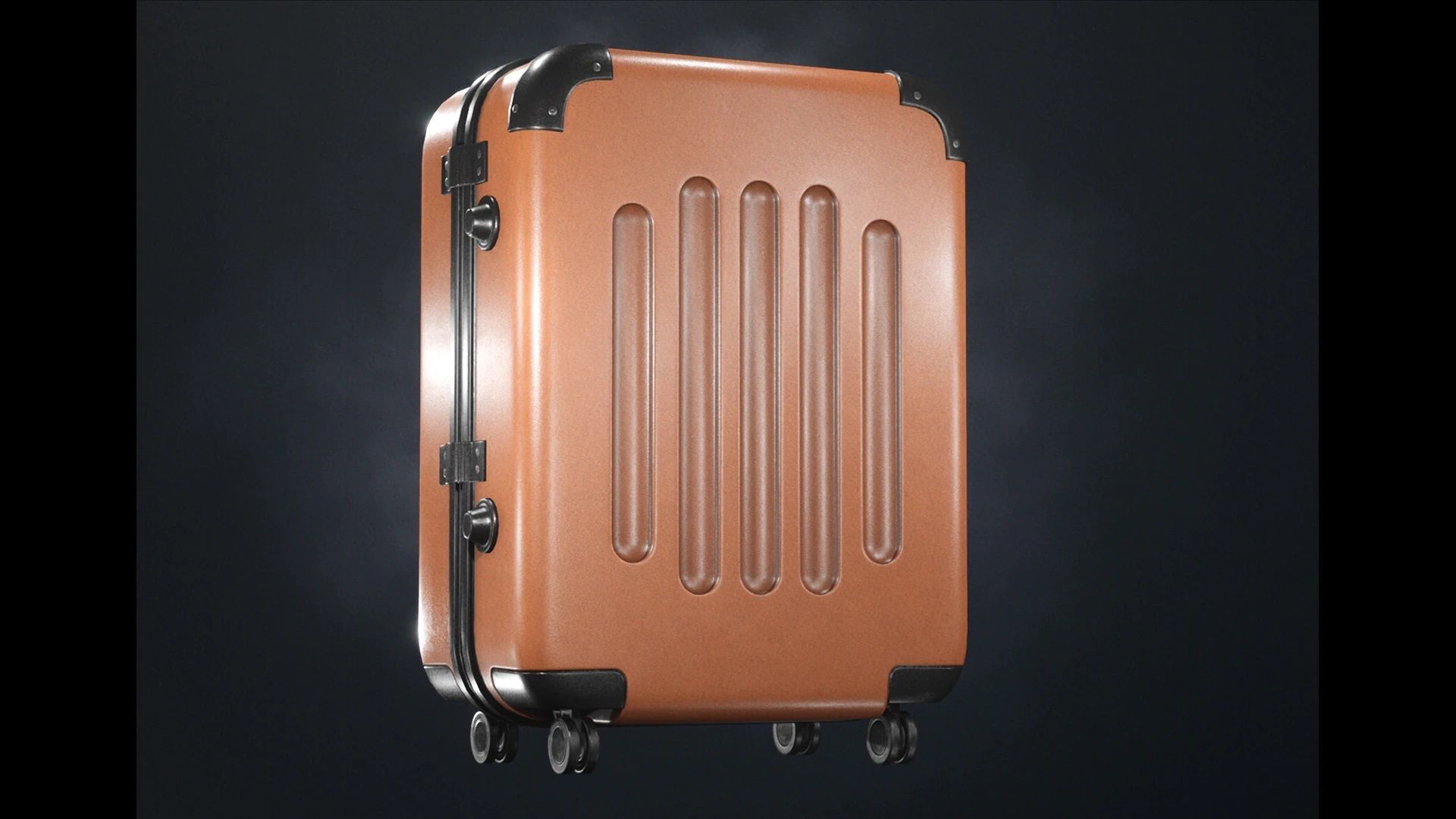 Luggage - Suitcases and Handbags Low-poly 3D model_6