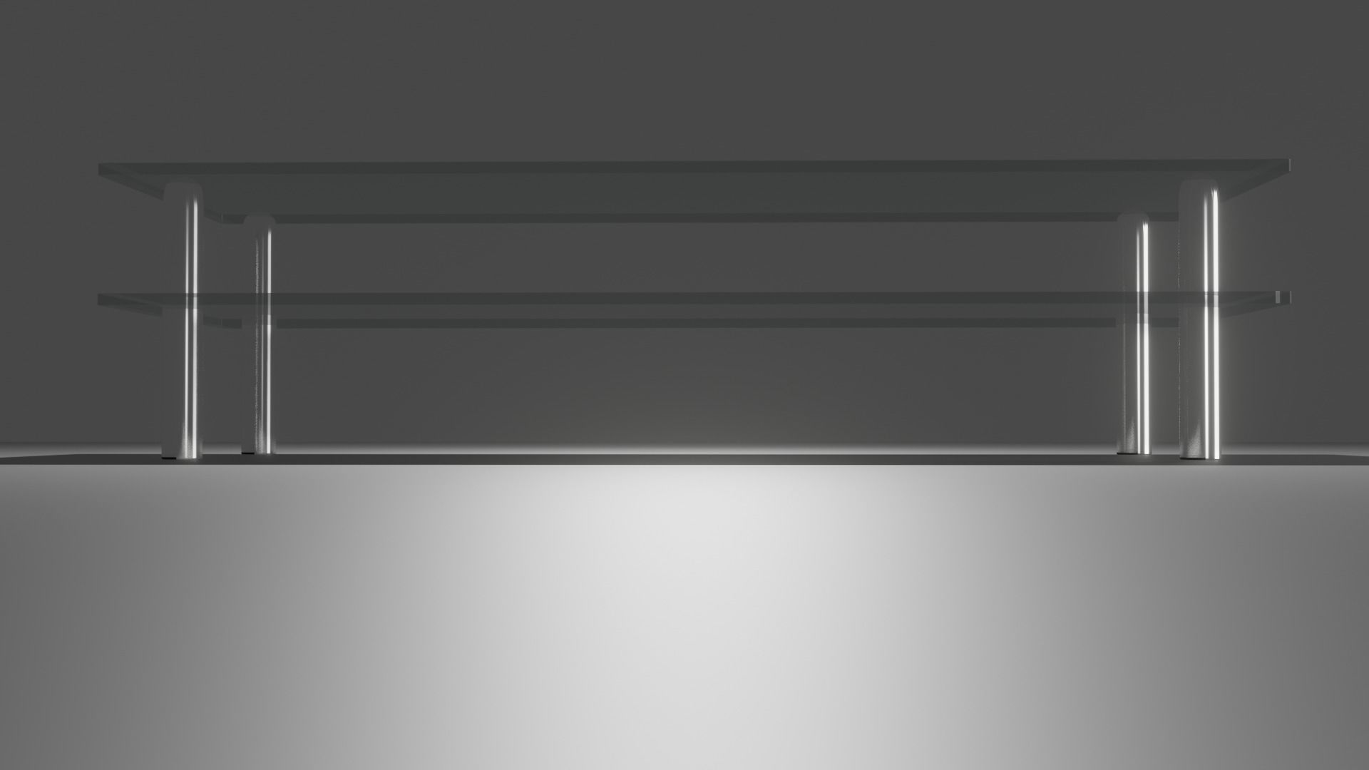 table glass coffee Free 3D model_2