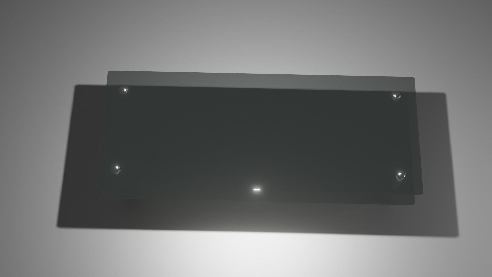 table glass coffee Free 3D model_1