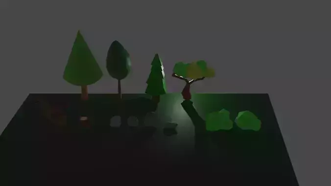 Forest Asset Pack Low Poly