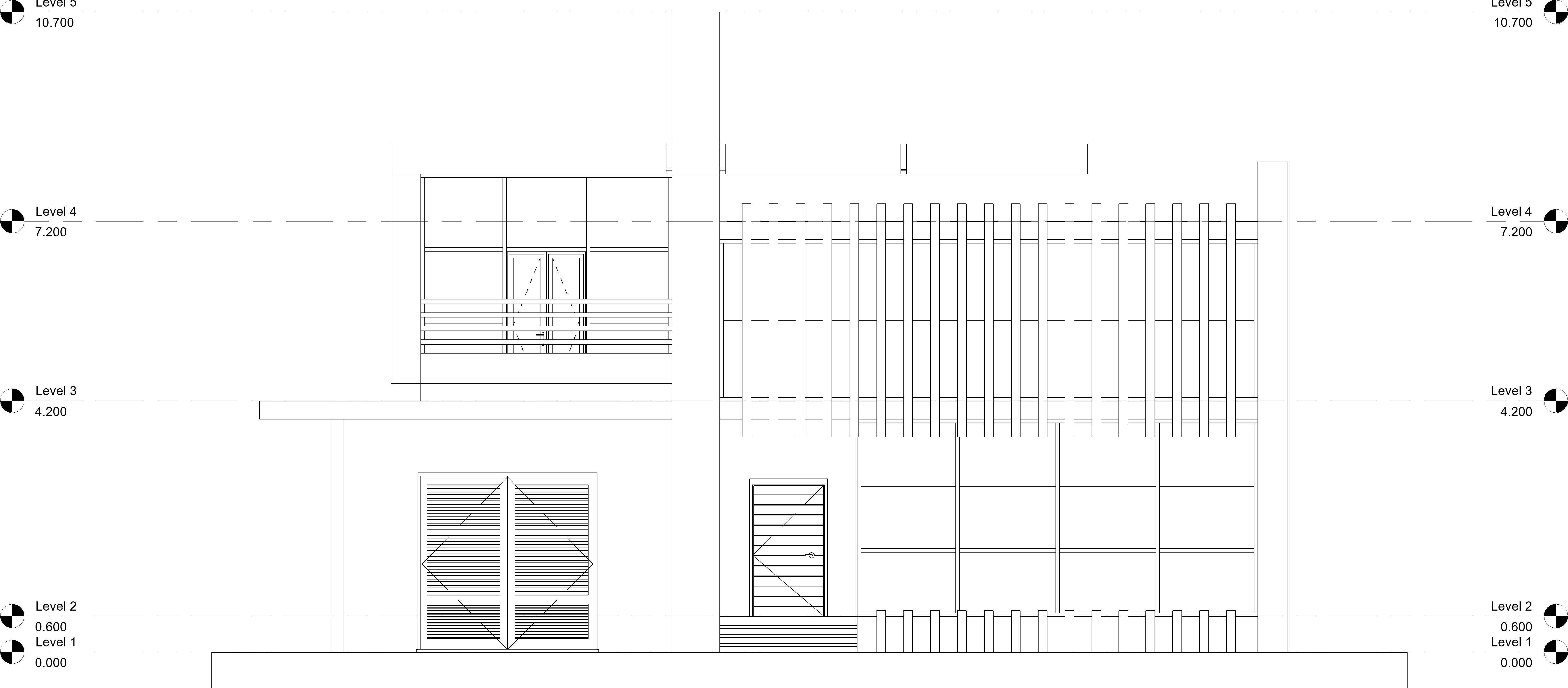 Modern Building  N4 3D model_11