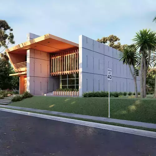 Modern Building  N4 3D model