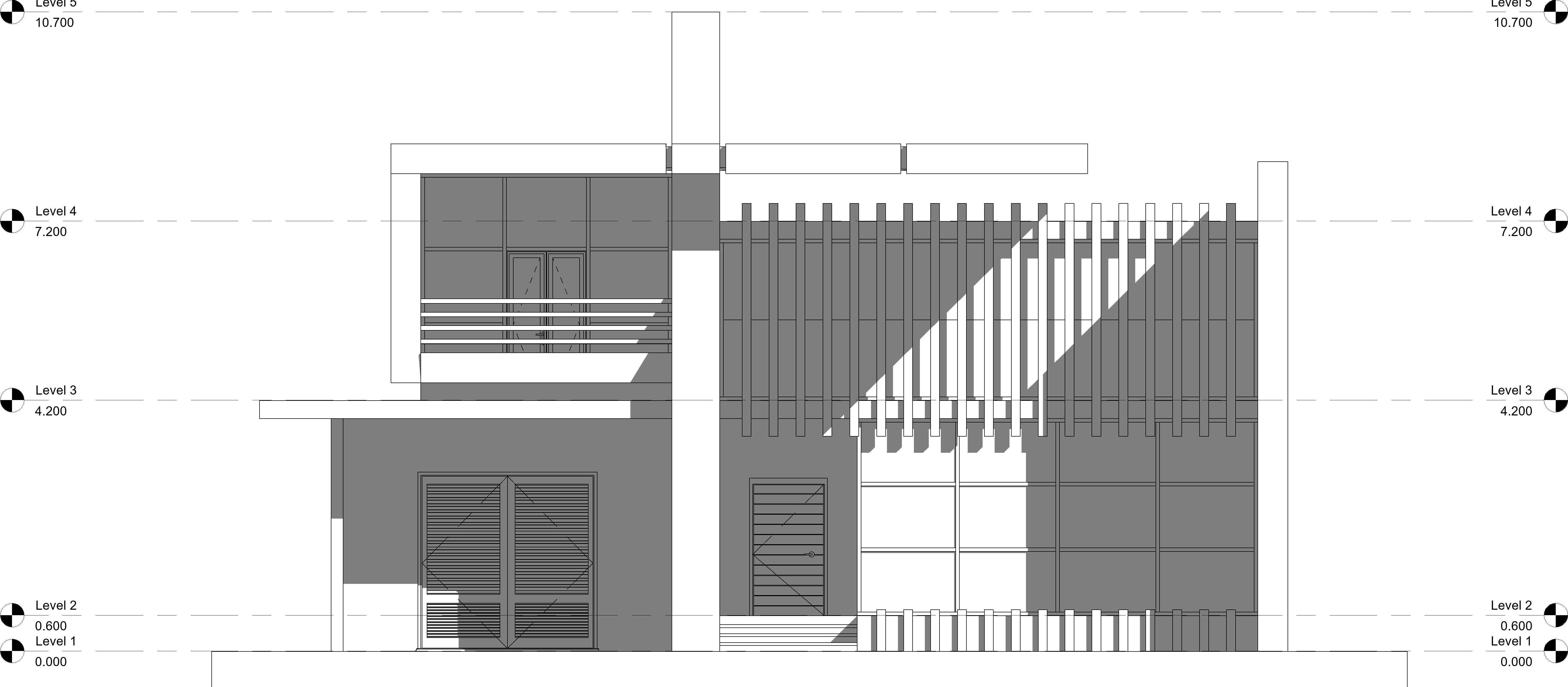 Modern Building  N4 3D model_10