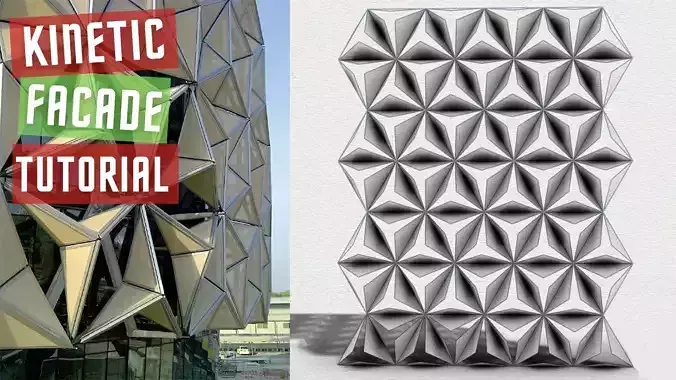 Parametric Kinetic Balcony Facade Grasshopper Definition  3D model