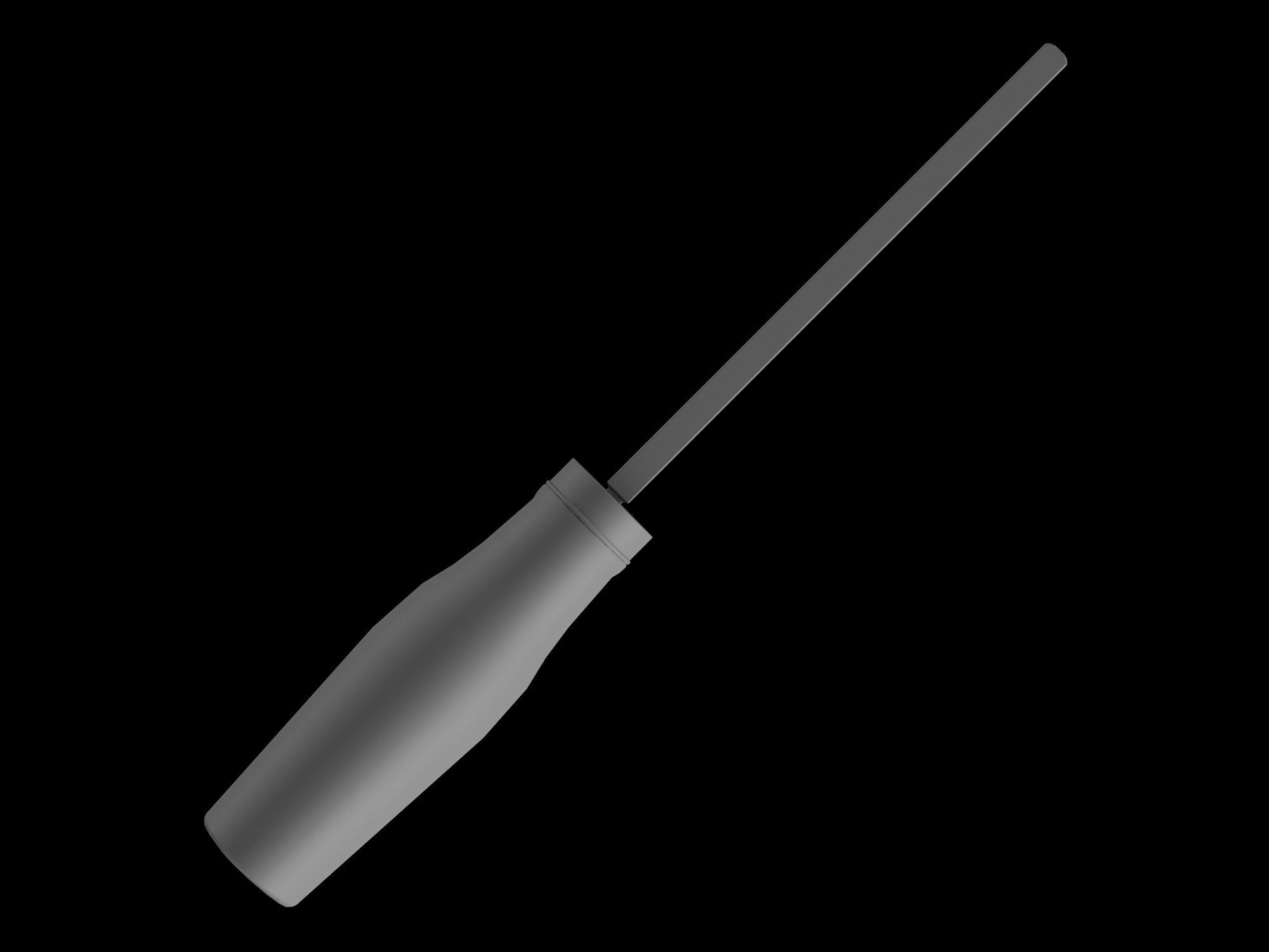 Old rasp Low-poly 3D model_5