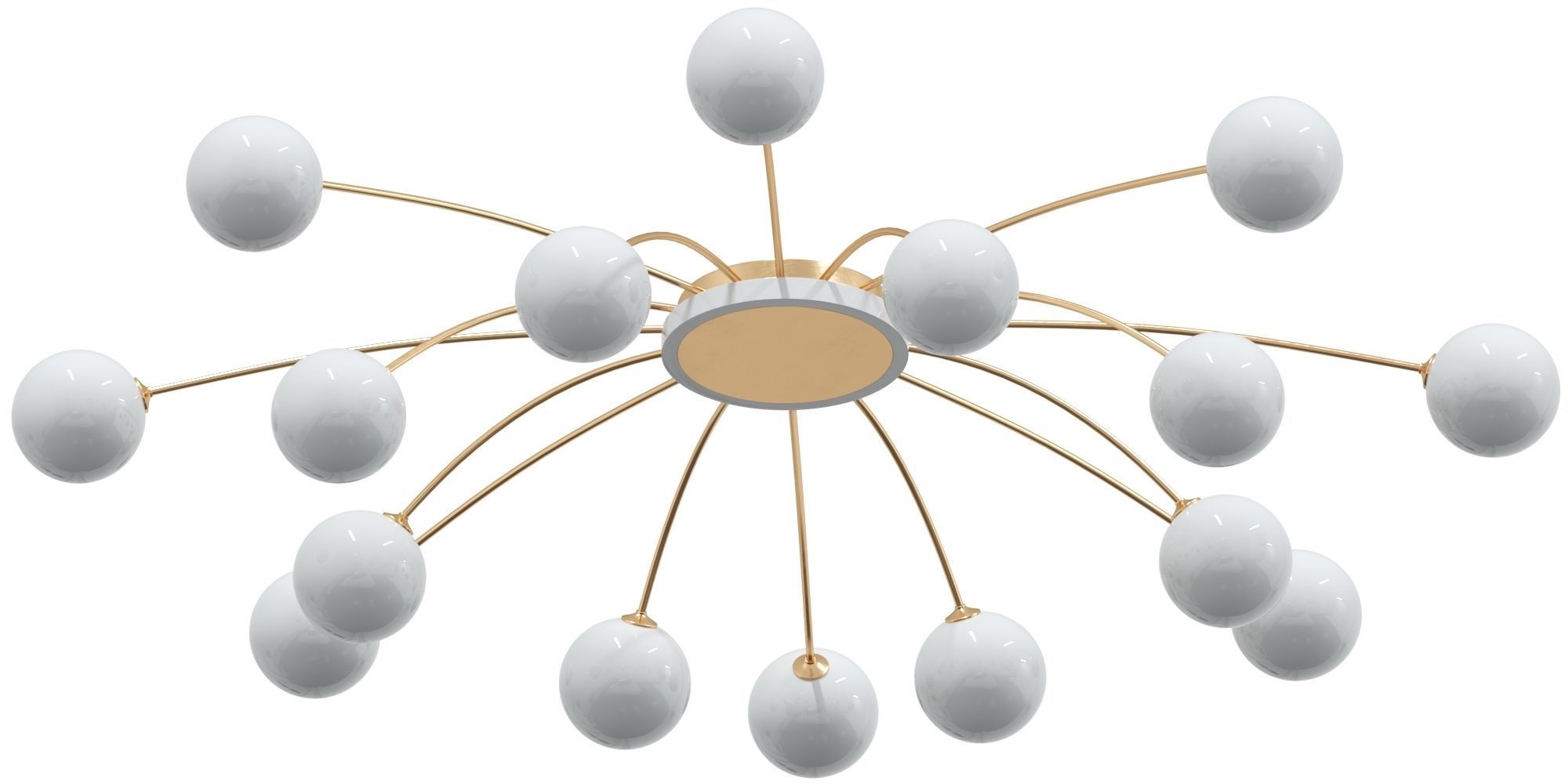 Ceiling Chandelier 3D model_3