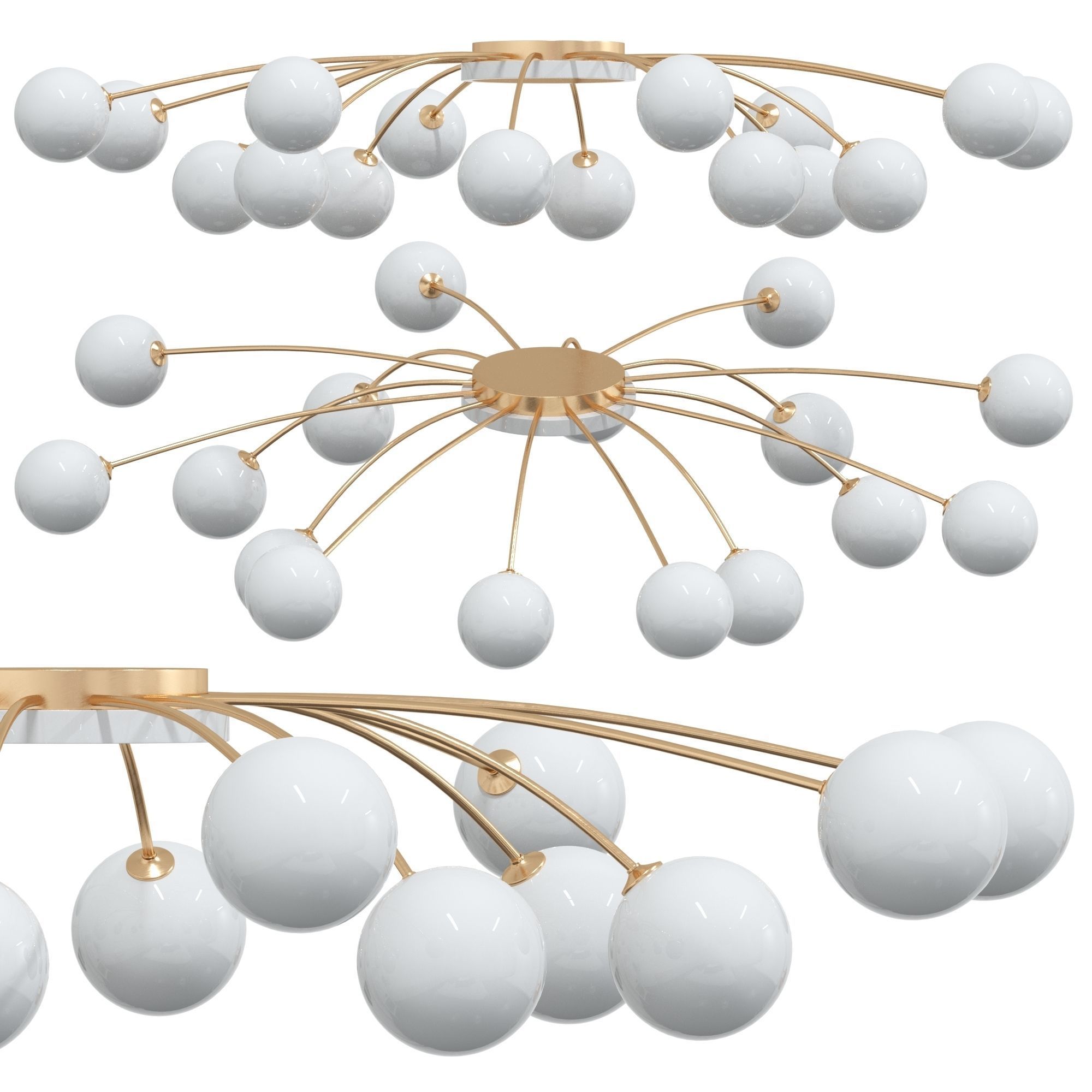 Ceiling Chandelier 3D model_1