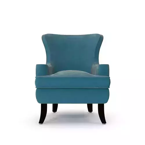 Pacific Blue Elliott Wing back Chair