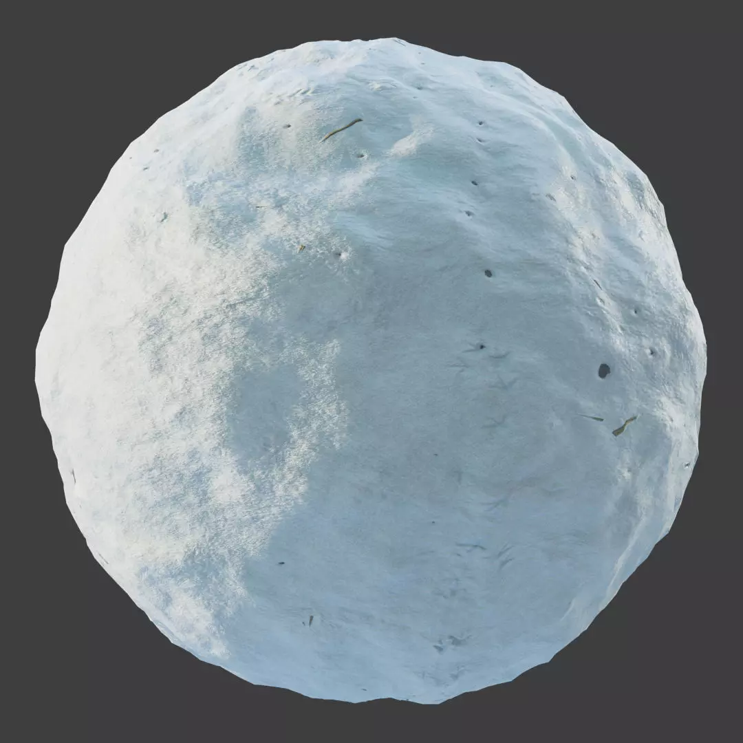 Snow 01 3D model_0