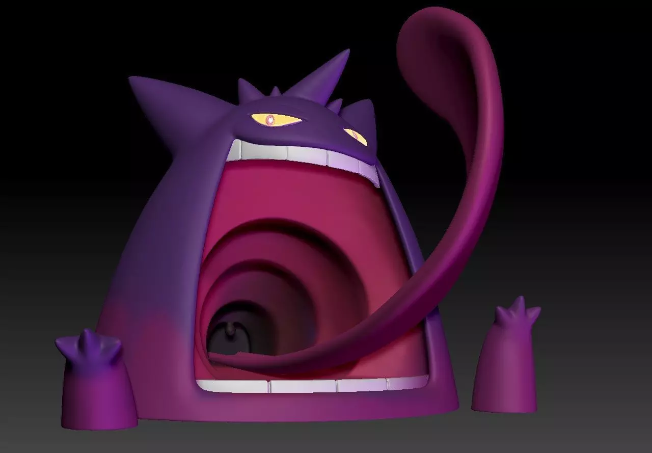 Pokemon Gigantamax Gengar 3D print model_0