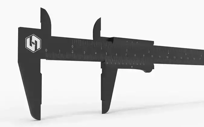 Vernier caliper 3D model