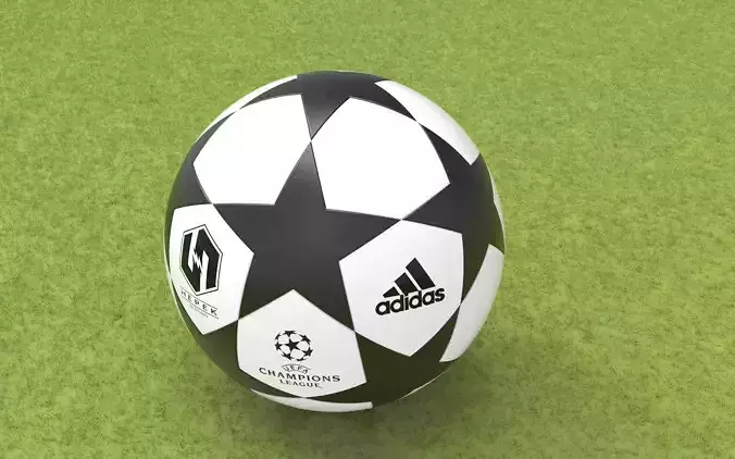 UEFA Champions league ball 3D model