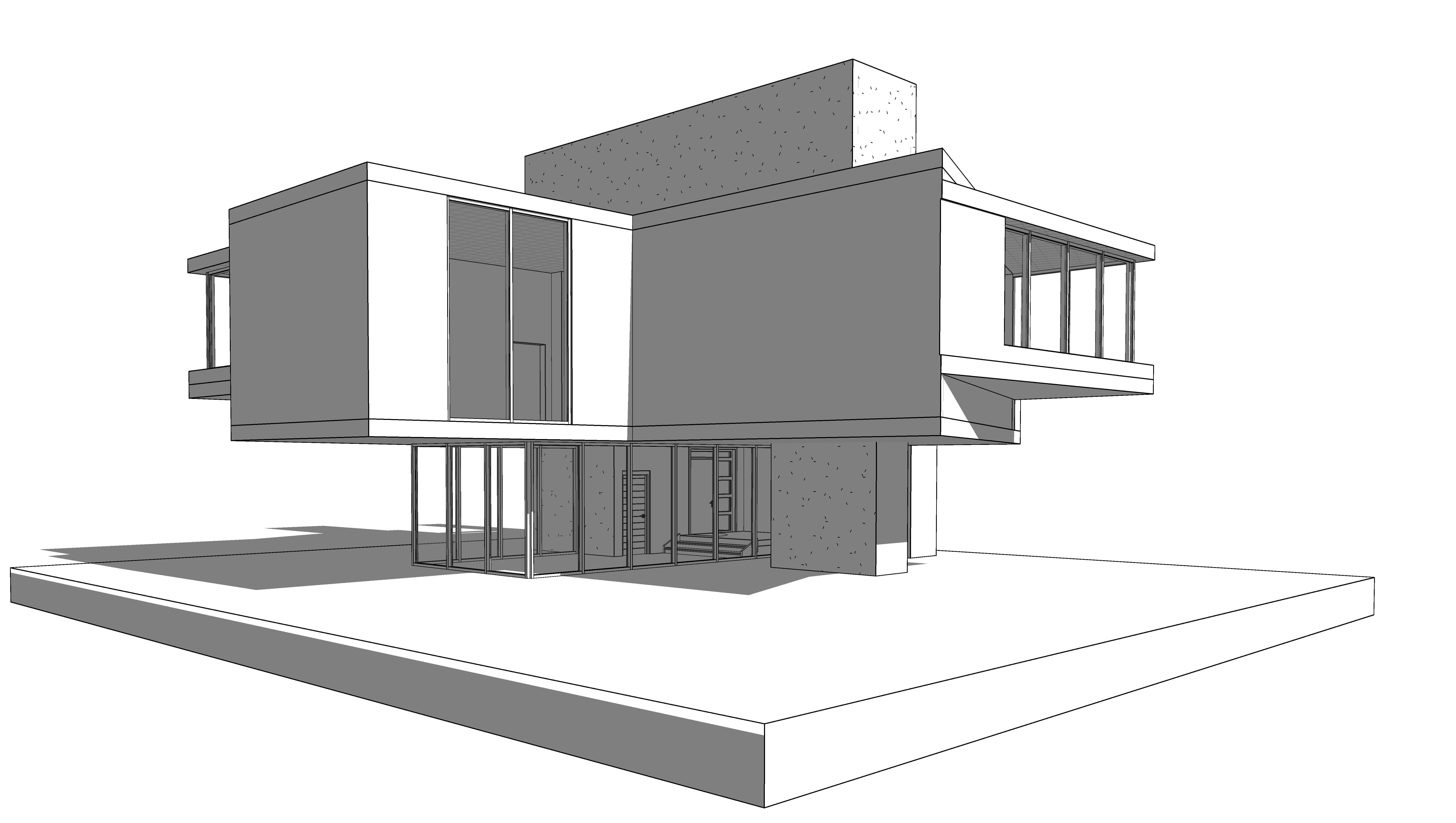 Modern Building  N11 3D model_11