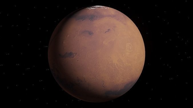Mars Model Low-poly 3D model