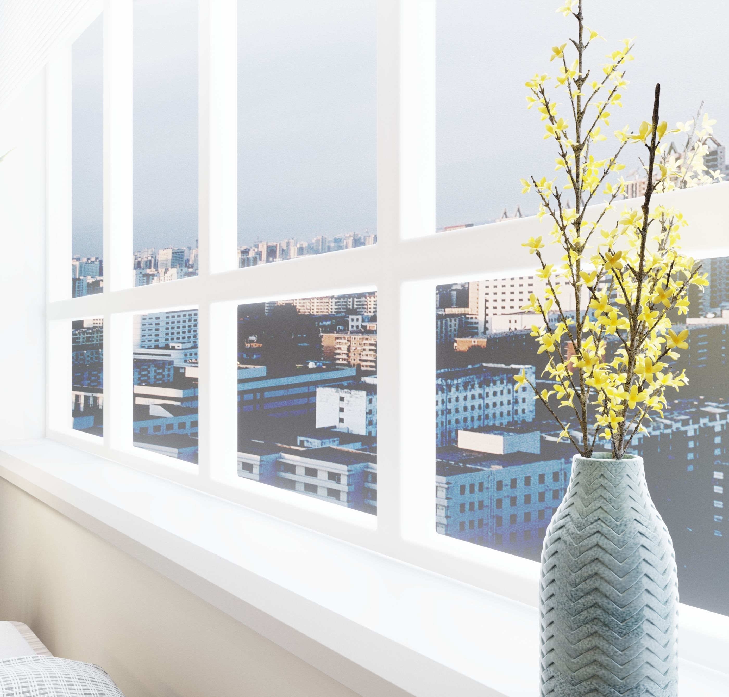 Boho style in the interior 3D model_6