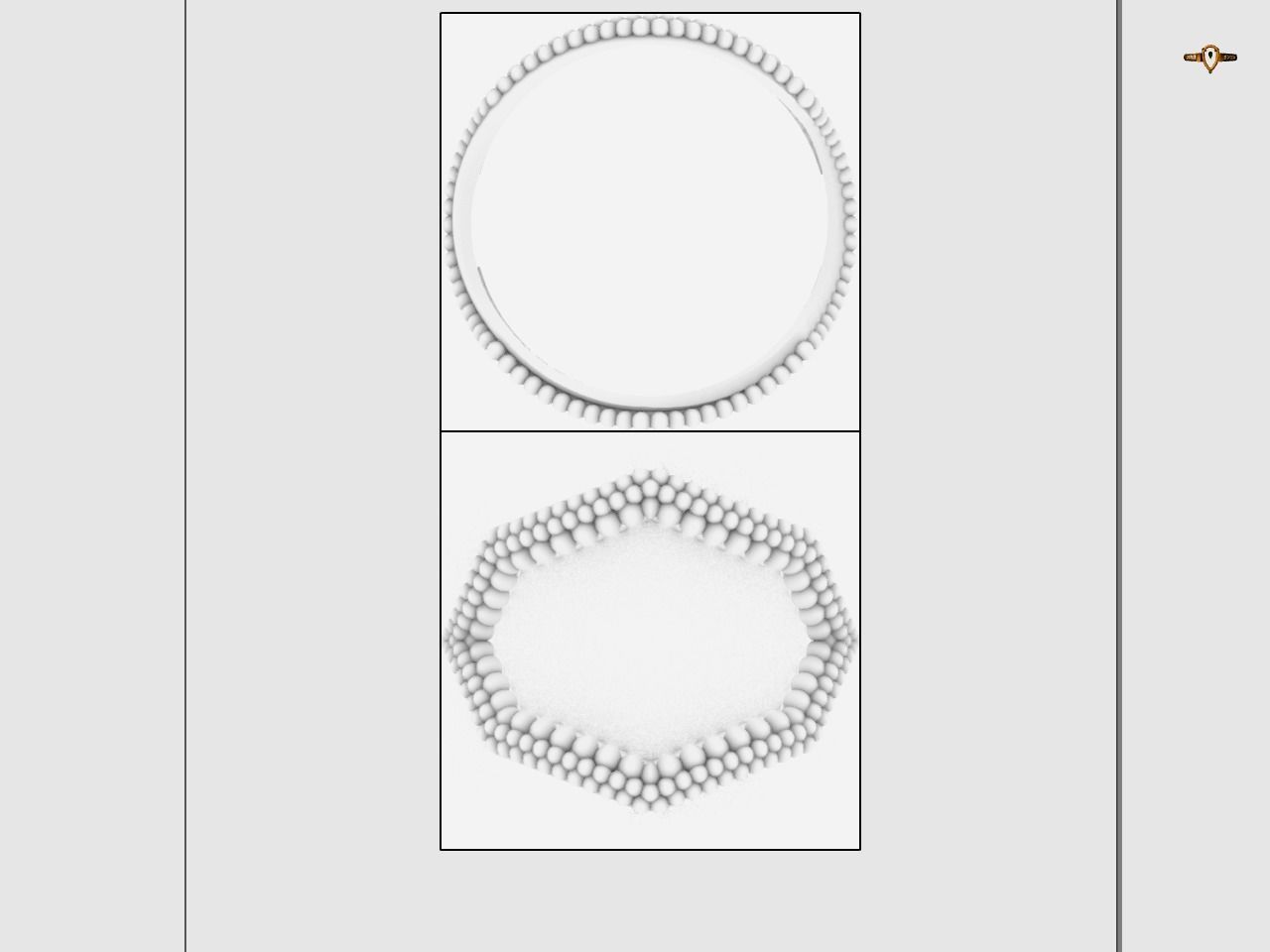 Twisty Hexagon Ring 3D print model_10