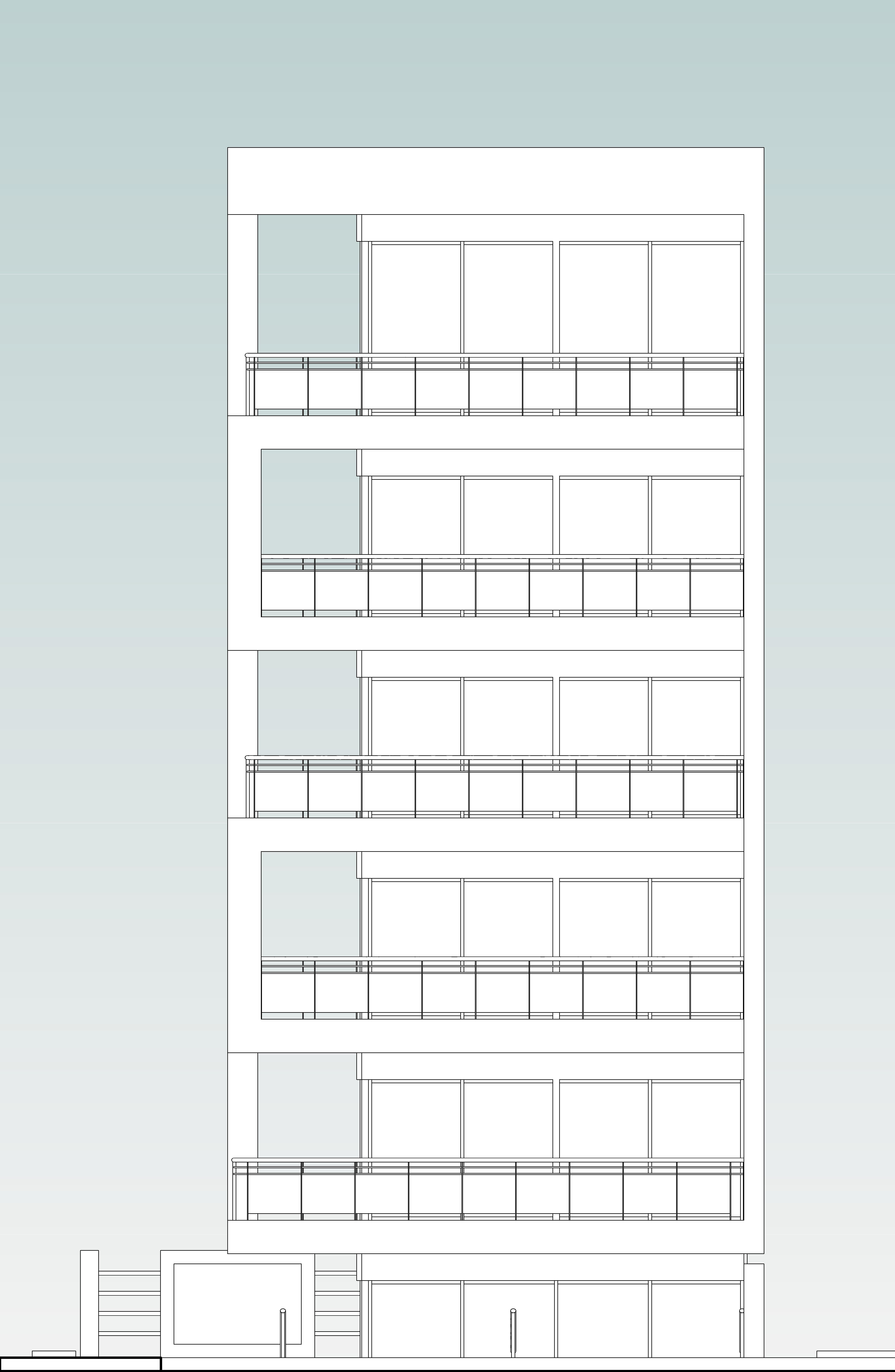 Modern Building N20 3D model_14