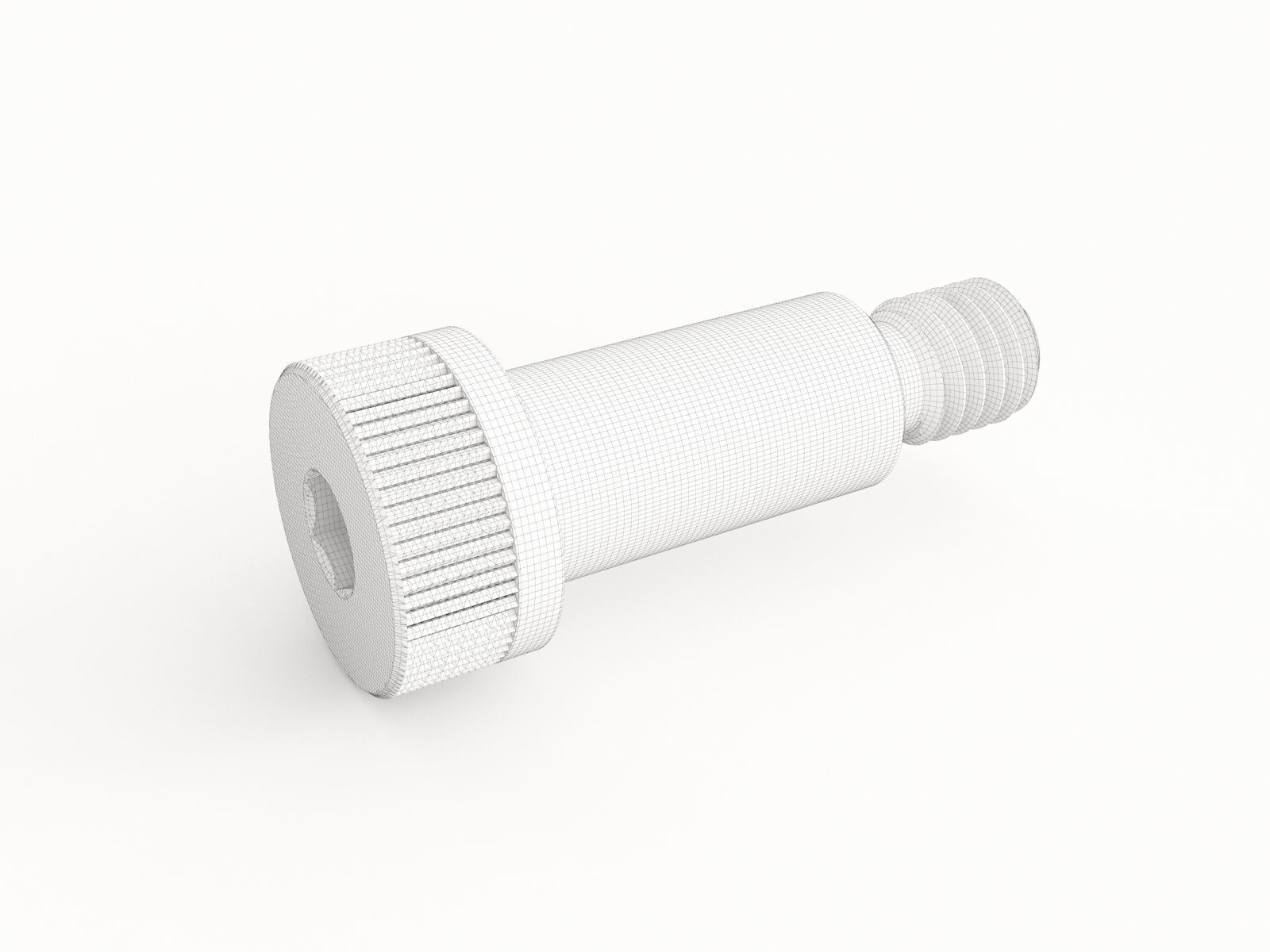 Screw 129 3D model_1