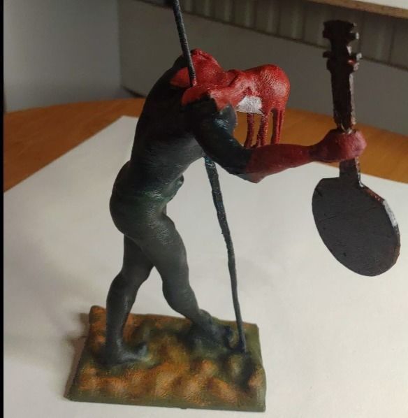 Jester Darkest Dungeon Sculpture free 3D model 3D printable CGTrader
