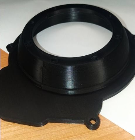 3x AM6 EBS DB50 Ignition and chain Covers 3D print model_2