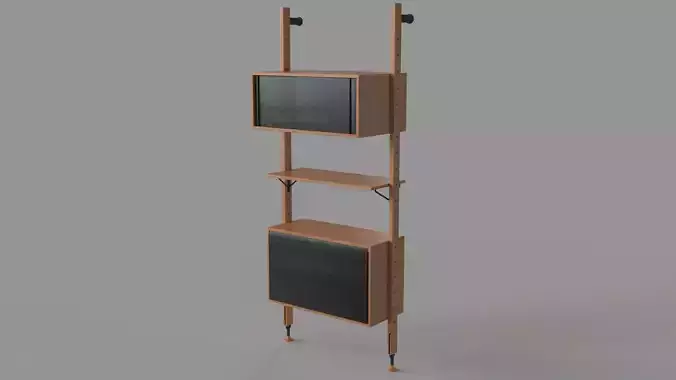 Dexter Modular Shelf With Cabinet