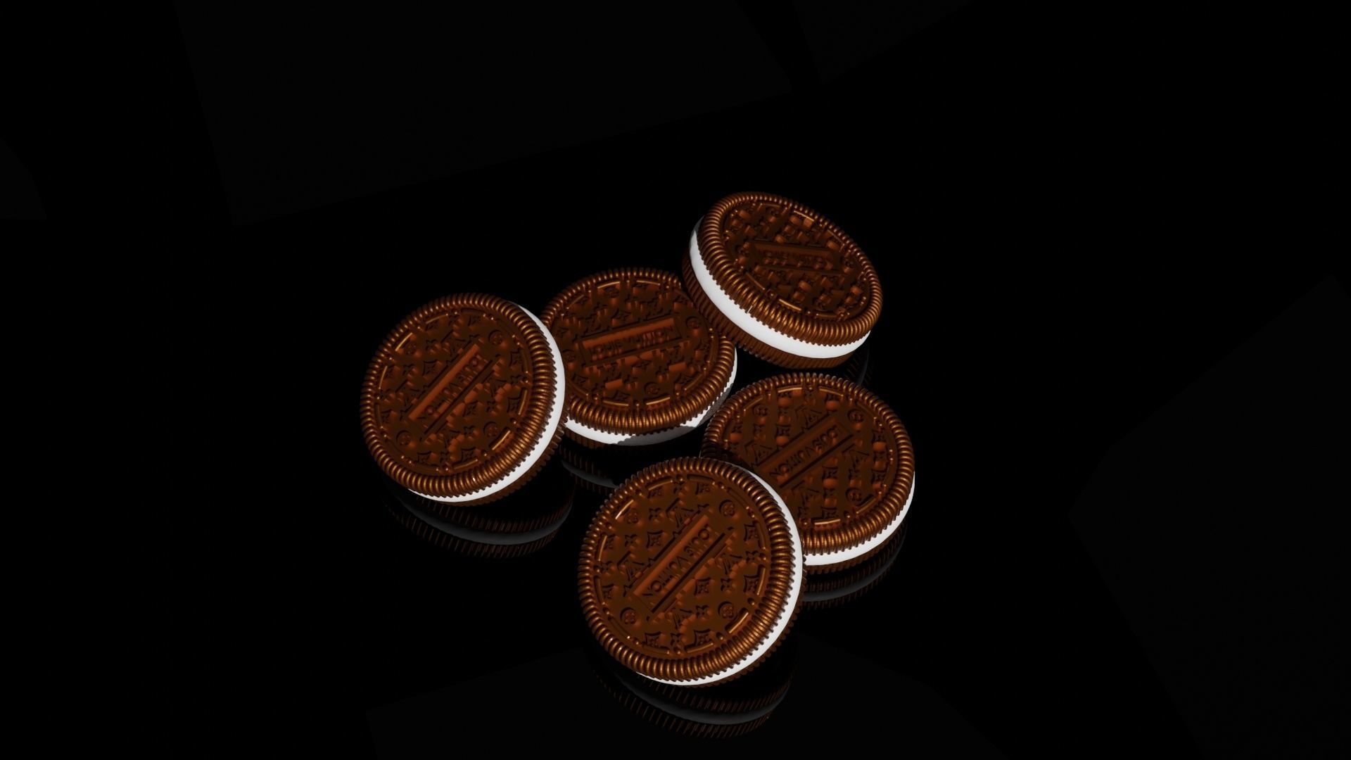 Louis Vuitton Cookie 3D print model_4