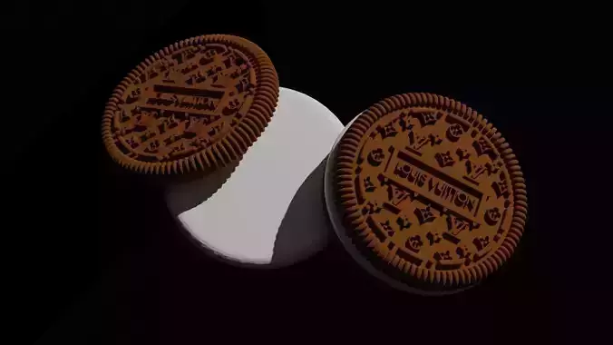 Louis Vuitton Cookie 3D print model