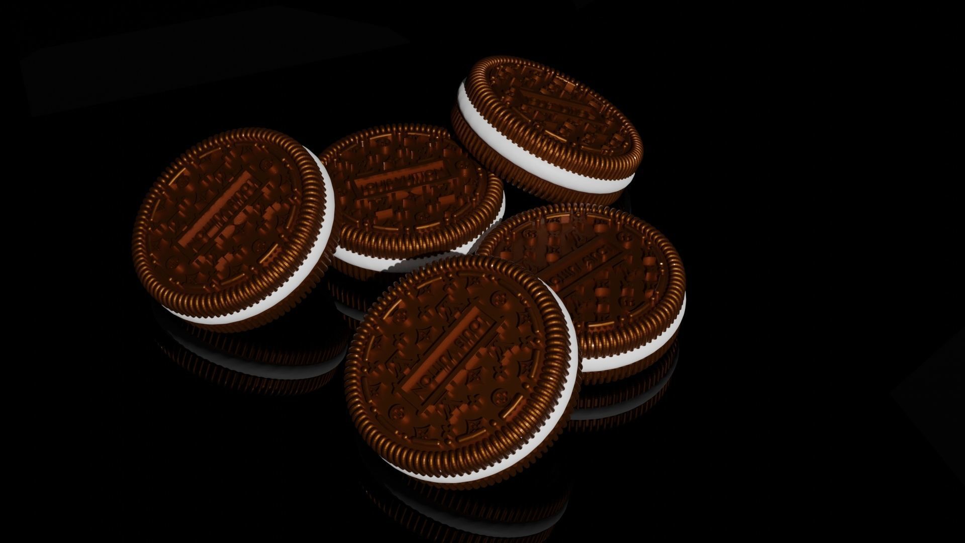 Louis Vuitton Cookie 3D print model_5