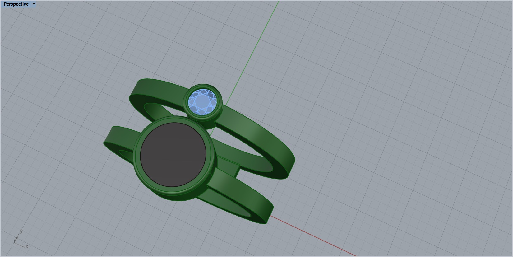enamel and gemstone ring 3D print model_10