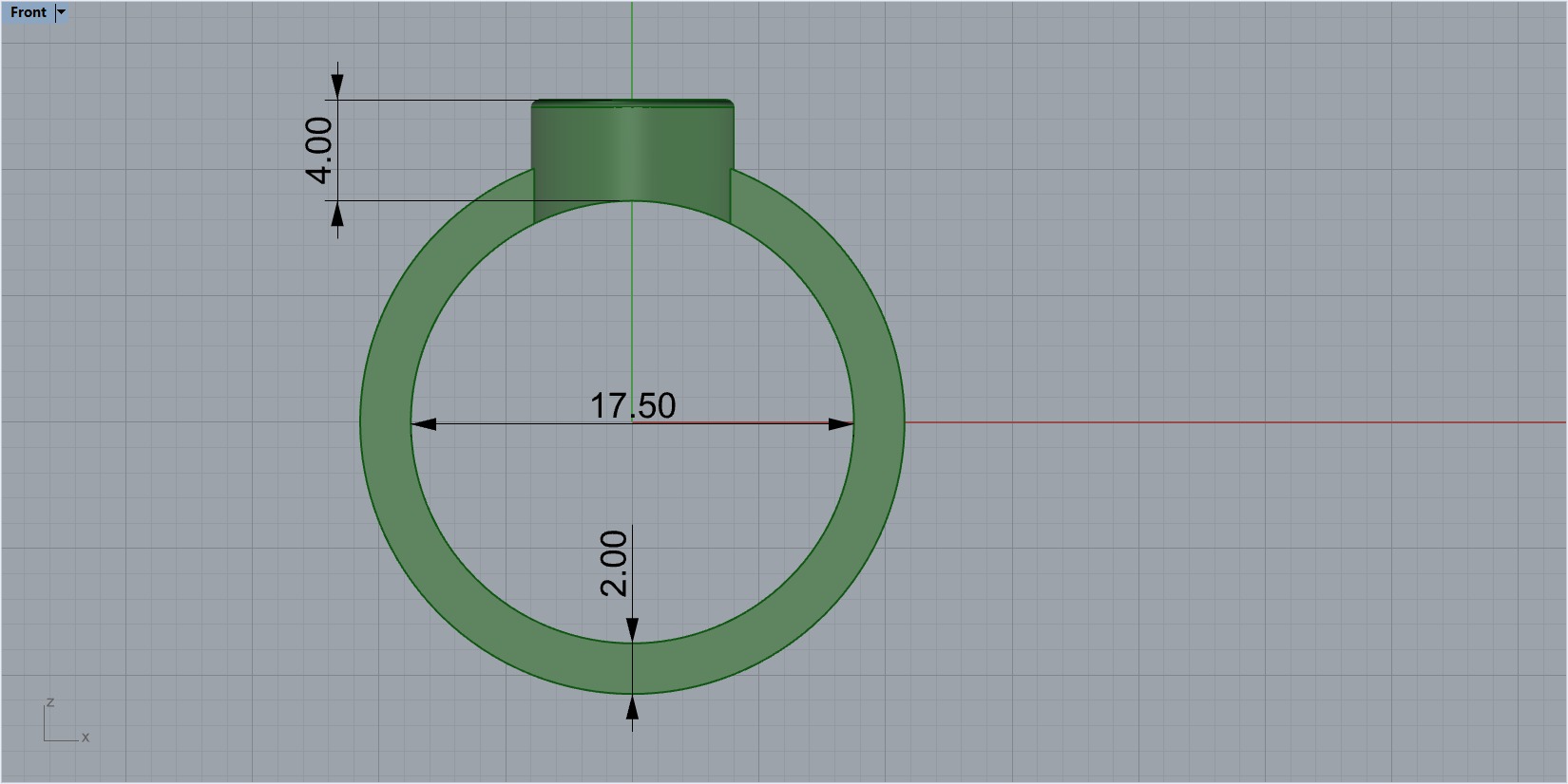 enamel and gemstone ring 3D print model_2