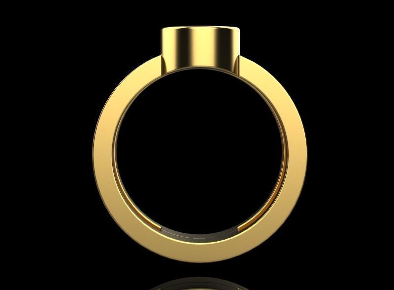 enamel and gemstone ring 3D print model_8