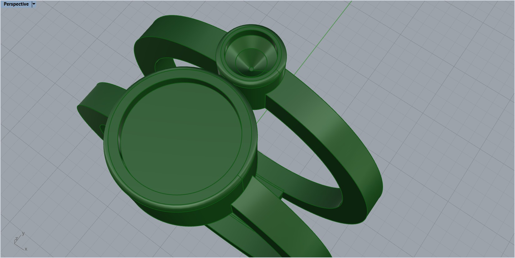 enamel and gemstone ring 3D print model_14