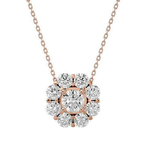 Pendant model gold chain with diamond 3D print model