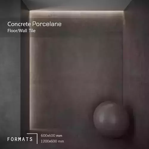 Concrete Anthracite Floor Tile