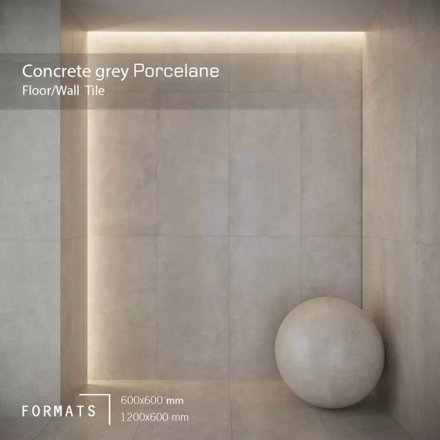 Concrete Grey Floor Tile Texture