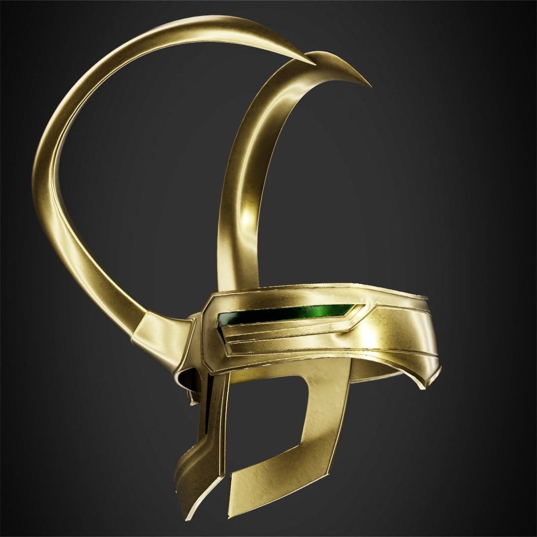 Thor Ragnarok Loki Crown for Cosplay 3D print model_5