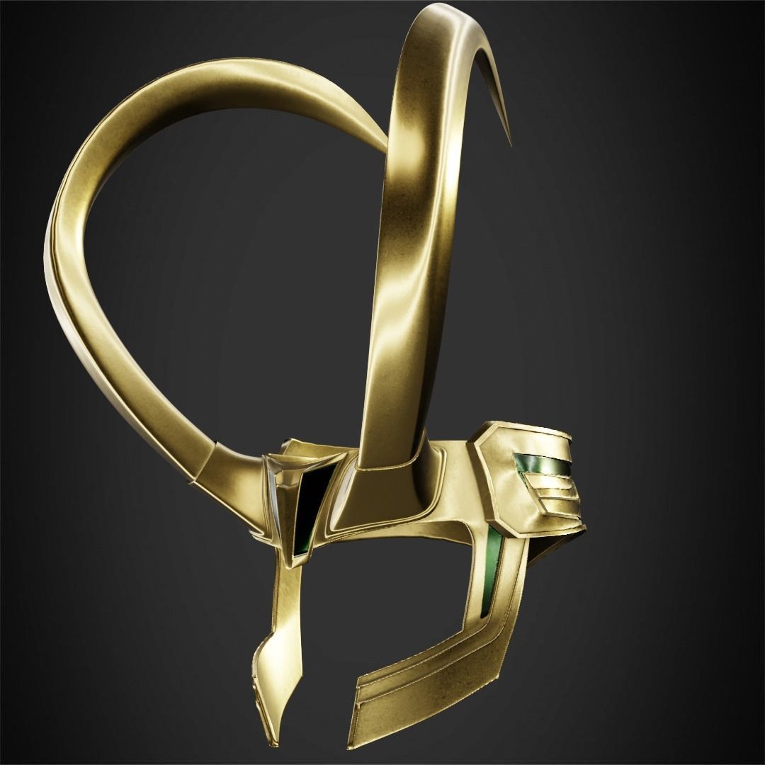 Thor Ragnarok Loki Crown for Cosplay 3D print model_2