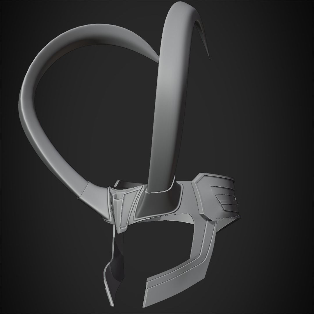 Thor Ragnarok Loki Crown for Cosplay 3D print model_11