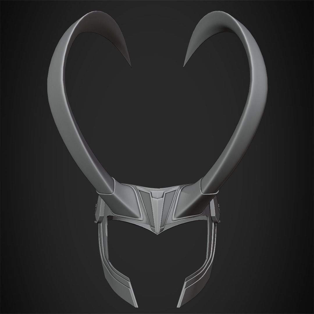 Thor Ragnarok Loki Crown for Cosplay 3D print model_12