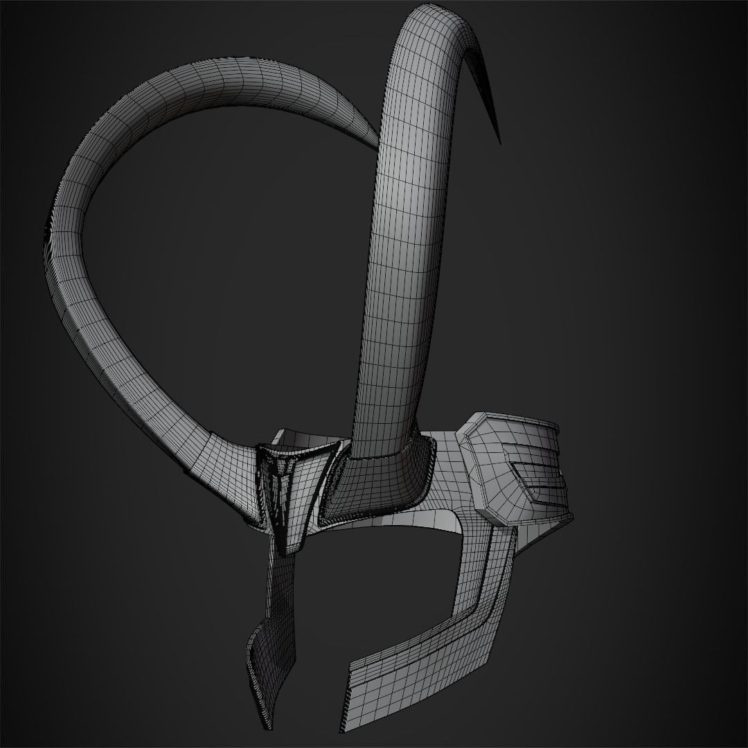 Thor Ragnarok Loki Crown for Cosplay 3D print model_14