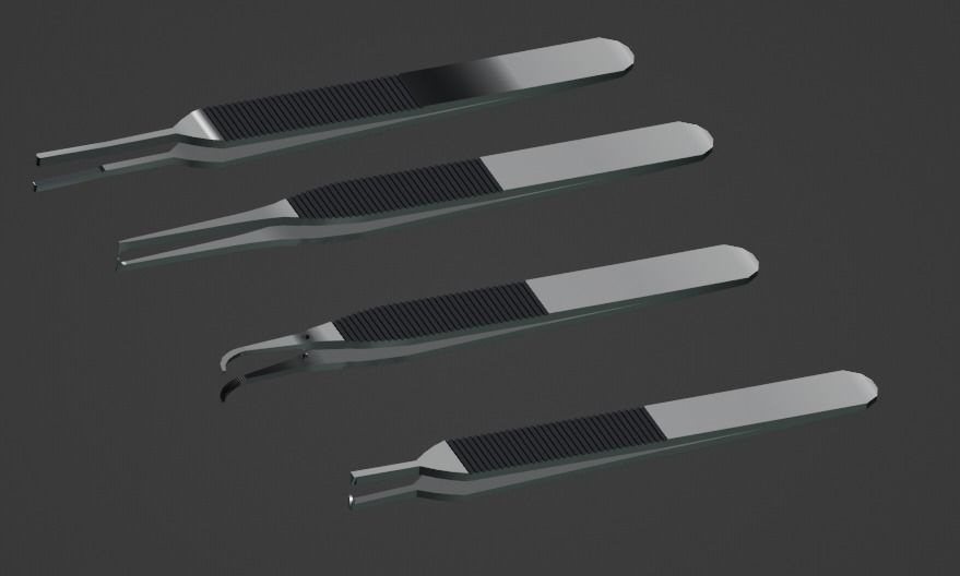 Medical instruments - 50 items PACK  3D model_5
